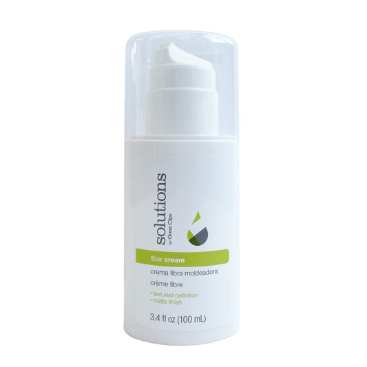 Great Clips Solutions Fiber Cream 3.4Oz | Firm Hold With Pliable Styling | Create Volume And Lift | Great For Naturally Curly Ha