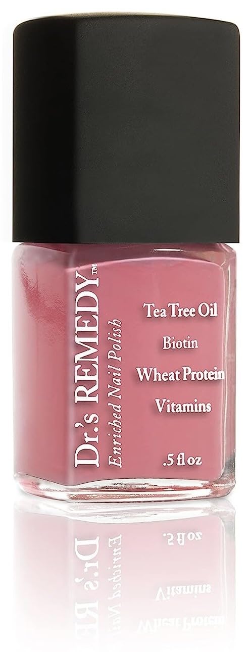 Drs Remedy Nail Polish, All Natural Enriched Nail Strengthener Non Toxic And Organic - Serene Salmon