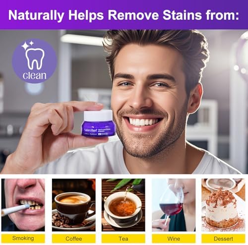 Teeth Whitening Powder - Teeth Whitening - Removes Stains - No Sensitivity - Toothpaste Power - Breath Freshener - for Coffee, Tea and Tobacco Stains 15g