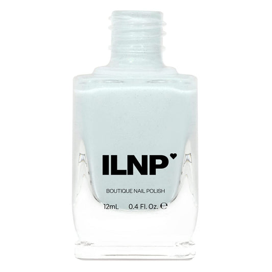 Ilnp Pina Colada - Sheer White Holographic Jelly Nail Polish