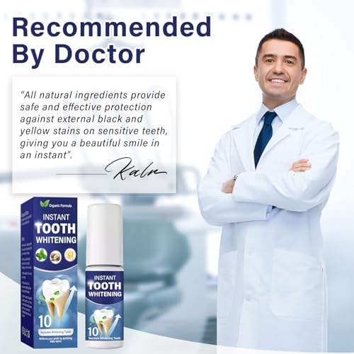 Tooth Paint, Instant Teeth Whitening Kit, Simple & Portable White Paint for Teeth - Regain Confident Smile