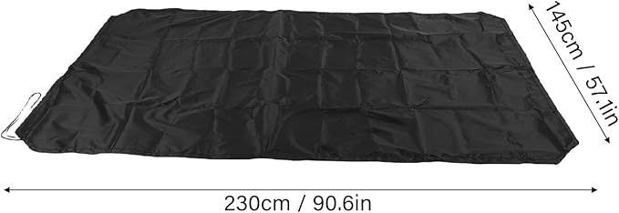 Pssopp 210D Oxford Cloth Water Proof Box Lid Cover,Tent Trailer Cover Travel Trailer Roof Cover car Roof Top Tent Trailer Cover for SUV Rooftop Travel Luggage Rack (230 * 145cm)