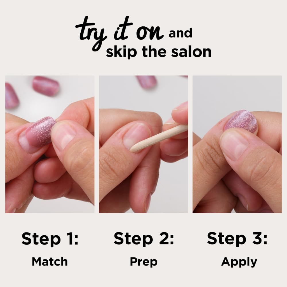 Sally Hansen Instant Cuticle Remover | 15-Second Gel & 30 Press-On Nail Designs