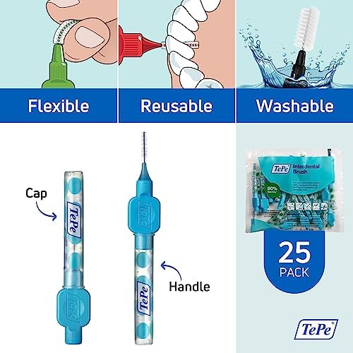 TEPE Original Interdental Brushes 0.6 mm Blue 25 pcs
