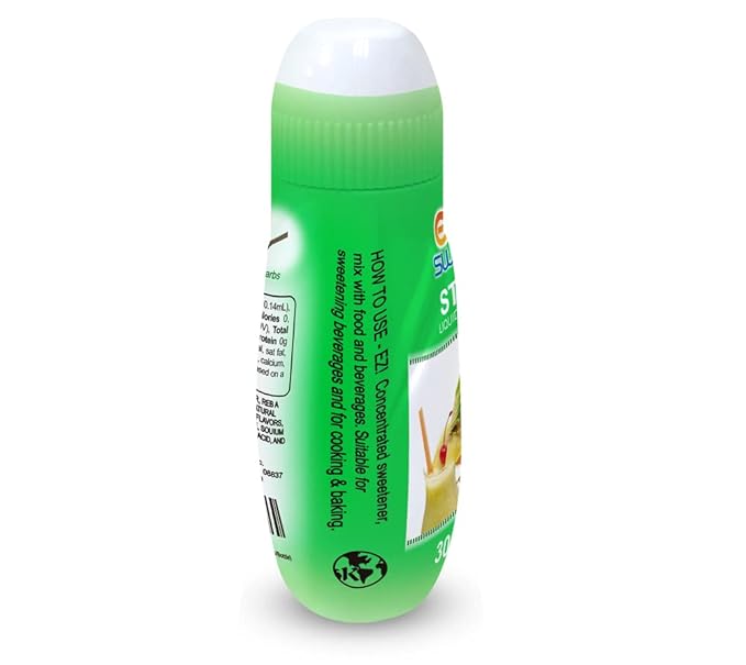 EZ-Sweetz (2-Pack 1.36oz - Liquid De-Bittered Stevia Sweetener 300 Servings/Bottle)