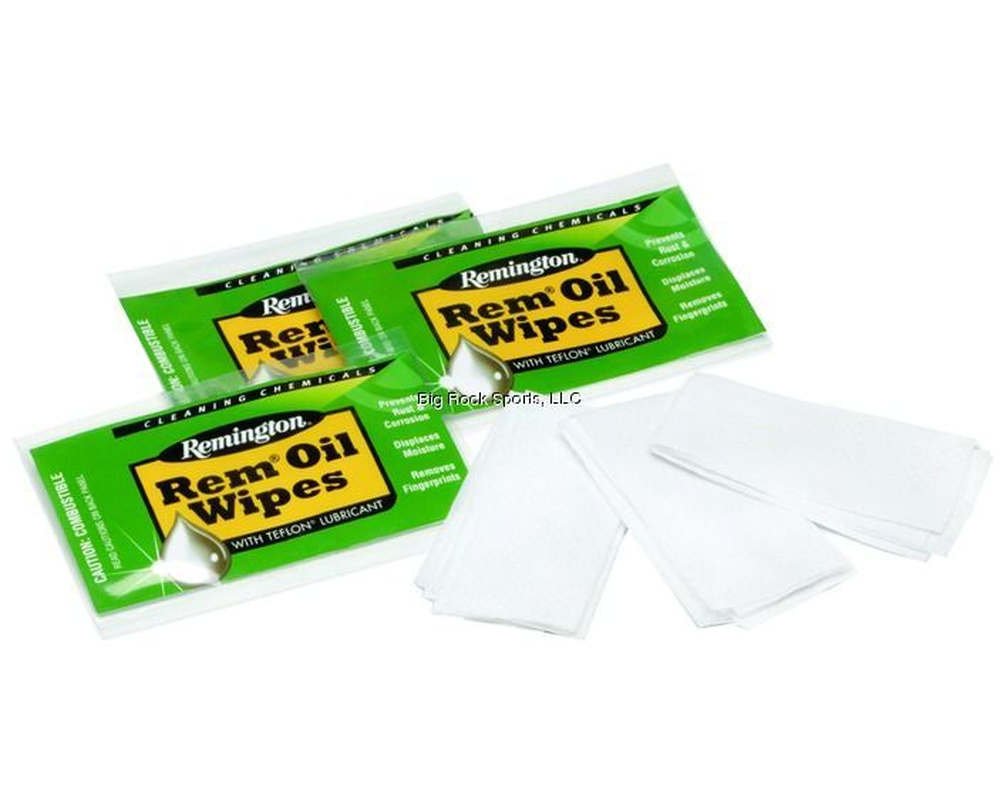 Remington Remington Oil Wipes, 12 Count 6in. X 8in.