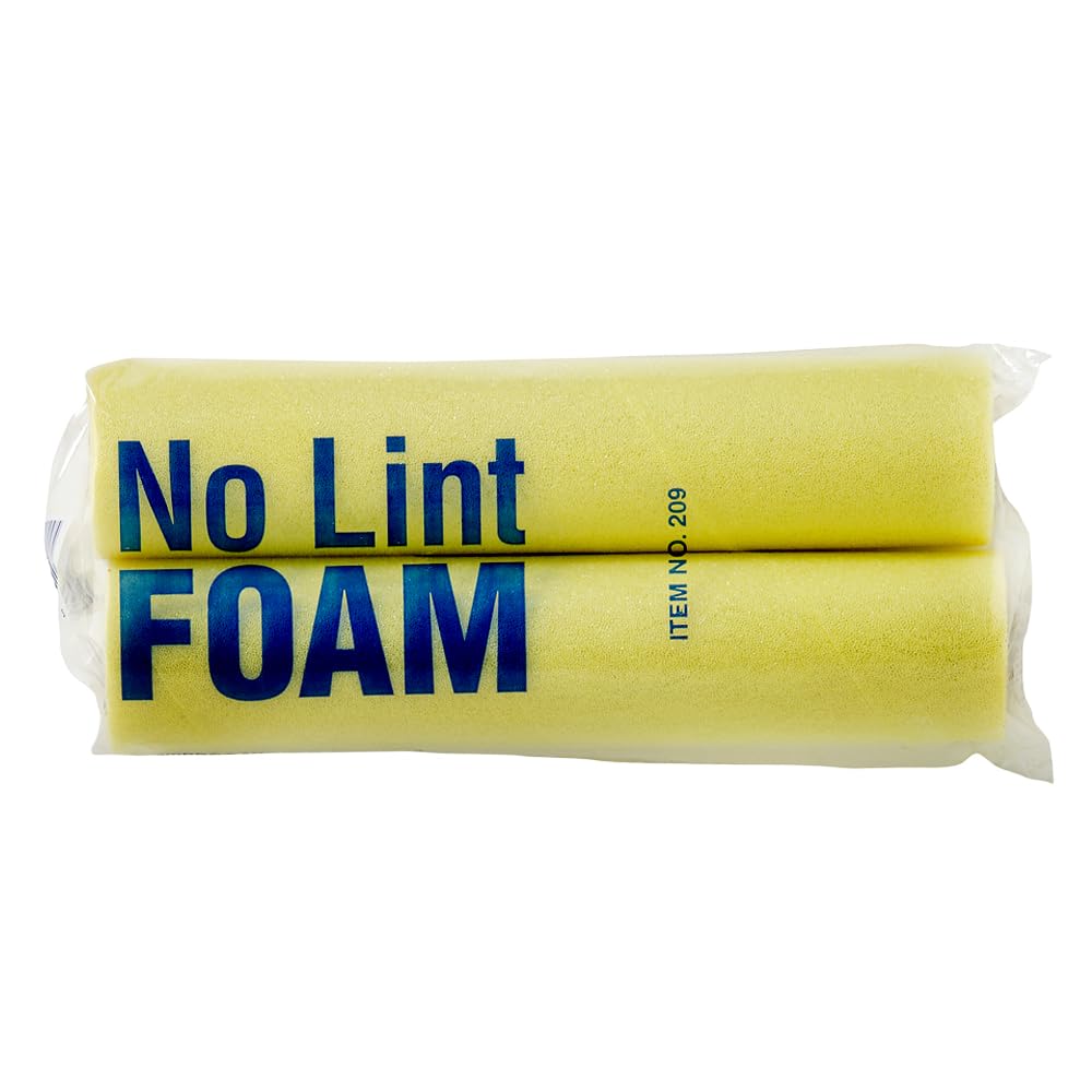 FoamPRO 209 Foam Paint Roller - 9" x 3/16" Foam Paint Roller for Many Unique Applications - Durable, Reliable, & Lint-Free Finish