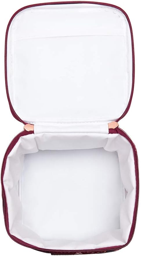 Cold Gold Breastmilk Cooler Bag with Safety Tested Ice Pack – Insulated Milk Storage for Work, Travel & Daycare – Fits Bottles & Parts – Durable, Washable, Safety-Tested Cooler for Moms (Berry Bloom)