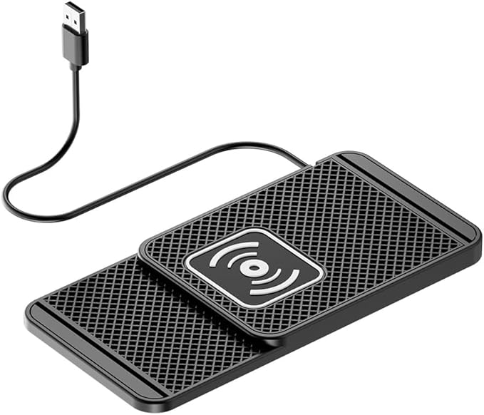 Wireless Charging Pad for Car for BMW X3 F25 2011-Present, 20W Fast Wireless Car Charger Pad Type-C/USB Non-Slip Phone Charging Mat,B 30cm Cable USB Plug
