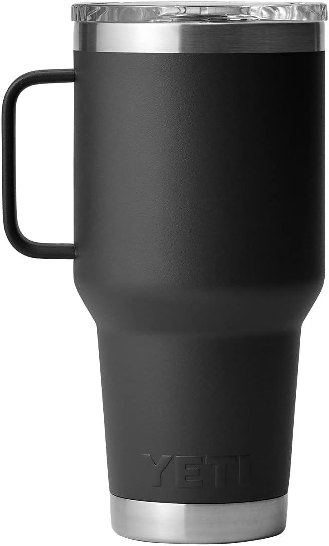 YETI Rambler 30 oz Travel Mug, Stainless Steel, Vacuum Insulated with Stronghold Lid