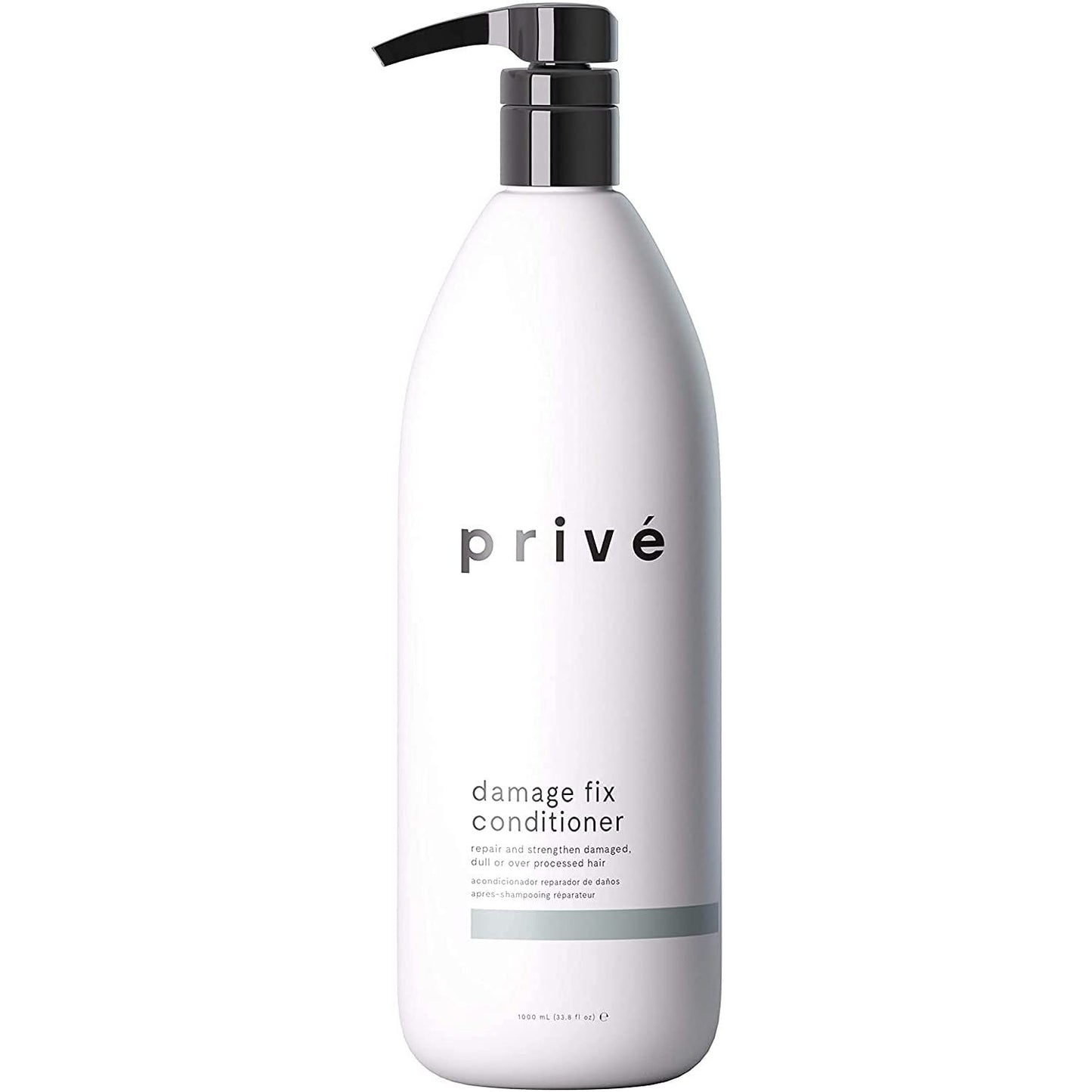 Prive Damage Fix Conditioner (32 Fluid Ounces / 946 Milliliters)- Repairs Dry And Over-Processed Hair From Within Protects Futur