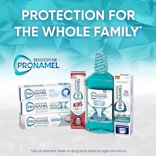 Sensodyne Pronamel Intensive Enamel Repair Toothpaste for Sensitive Teeth and Cavity Protection, Whitening Toothpaste to Strengthen Enamel, Arctic Breeze - 3.4 Ounces x 4