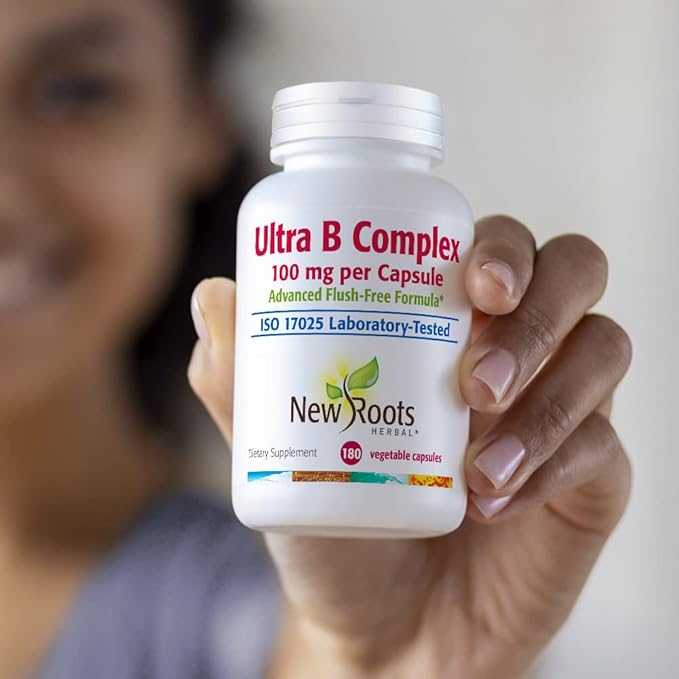 New Roots | Ultra Vitamin B Supplement 100 Mg (180 Capsules)