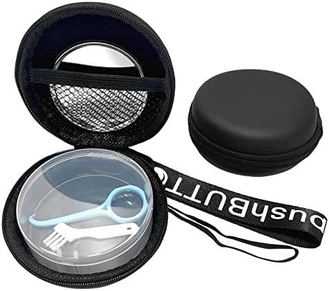 Orthodontic Retainer Organizer Bag Aligner Case Travel Pack Mouth Guard Box (Black Regular)