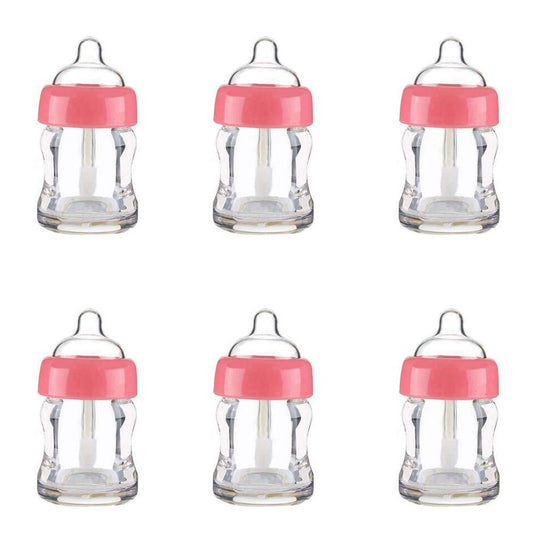 Lasenersm 6 Pieces Empty Lip Gloss Tubes Reusable Lip Gloss Containers Milk Bottle Shaped Lips Gloss Tube 7 Ml Empty Refillable
