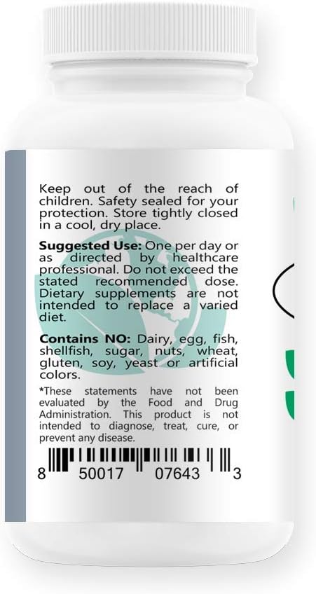 Lithium Oro 20 mg, Supports Healthy Mood Emotional Wellness, Behavior, and Memory. Bioavailable, 100 Caps (Elemental Lithium Orotate)