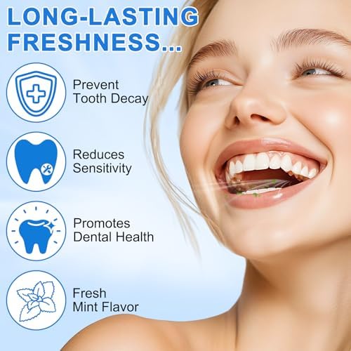 9.9% Nano Hydroxyapatite Toothpaste 2Pcs - Gum Care Strengthen, Repairs Teeth and Reduces Sensitivity, Provides Long-Lasting Freshness, Prevent Cavities, Naturally Whiter Teeth, Fluoride-Free
