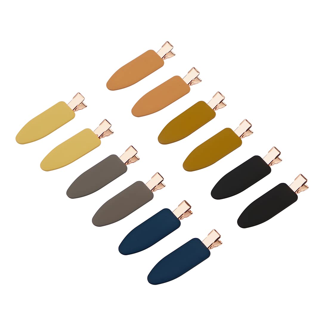 minihope 12 pieces No Bend Hair Clips, No Crease Curl Pin Clips for Makeup Application,2022 style, non-slip.Hair won't get caugh