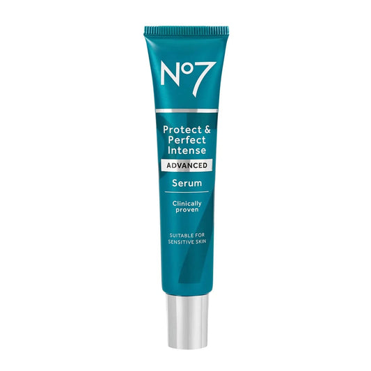 No7 Protect & Perfect Intense Advanced Serum - Anti-Aging Face Serum That Visibly Smoothes & Firms Fine Lines And Wrinkles - For