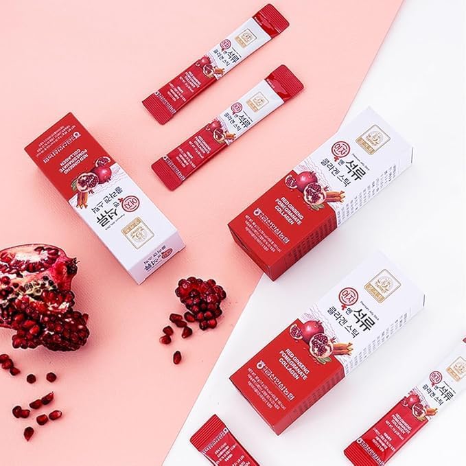 BOTO & Baekje Geumsan Daily Wellness Set – 30 Red Ginseng + 30 Collagen Jelly Sticks for Energy & Skin