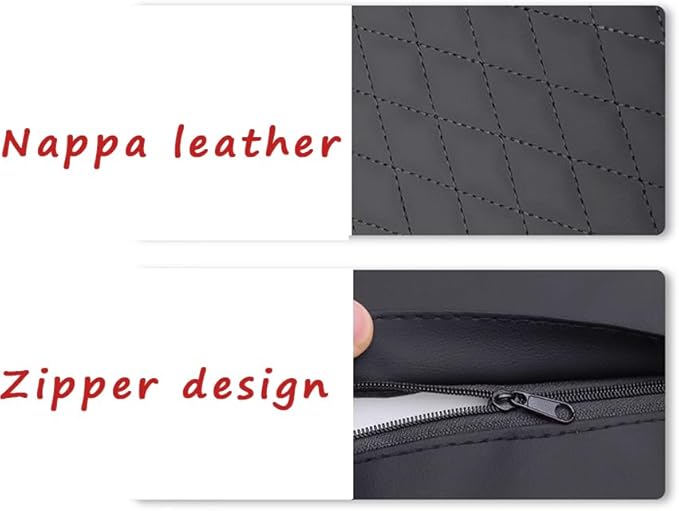 Car Armrest Cushion for Mazda CX-30 2019–2025 2026 DM,Multifunctional Car Armrest Heightening Pad,Car Center Console Cover,Waterproof Nappa Leather Arm Rest Protector,Red