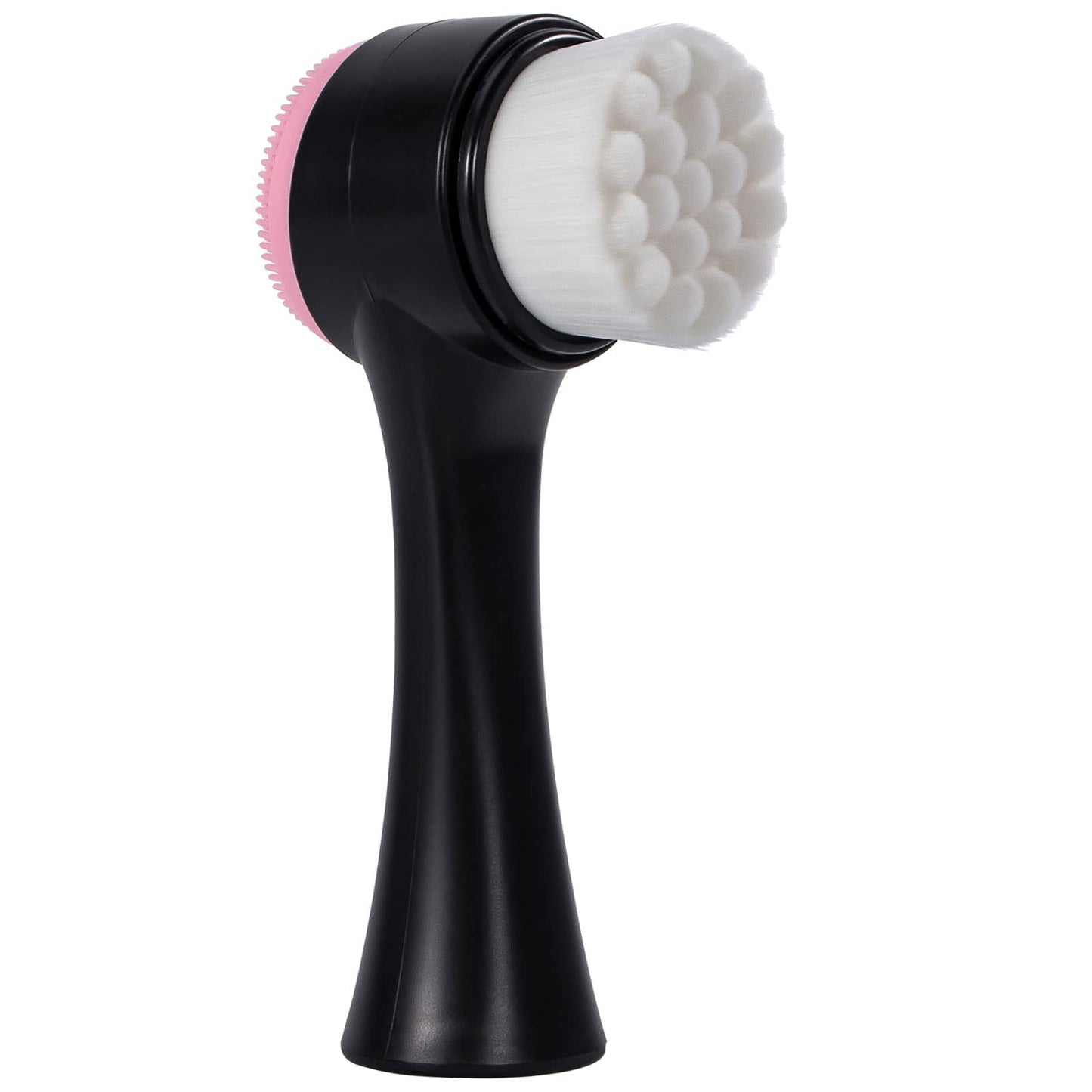 Beomeen Face Brush 2 In 1, Facial Cleansing Exfoliating Scrubber Brush, Silicone Double Side Face Wash Scrub Brush With Super So