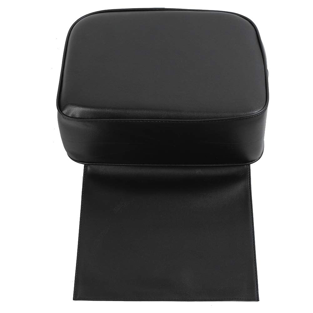 Qkiss Hair Salon Barber Chair Child Booster Seat Cushion Hair Cutting Styling Beauty Spa Equipment(Black)
