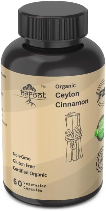 Organic Ceylon Cinnamon Capsule (Pack of 20)