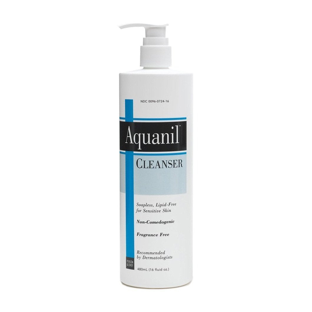 Aquanil Cleanser Non-Comedogenic and Fragrance Free, 16.0 OZ (3 Pack)
