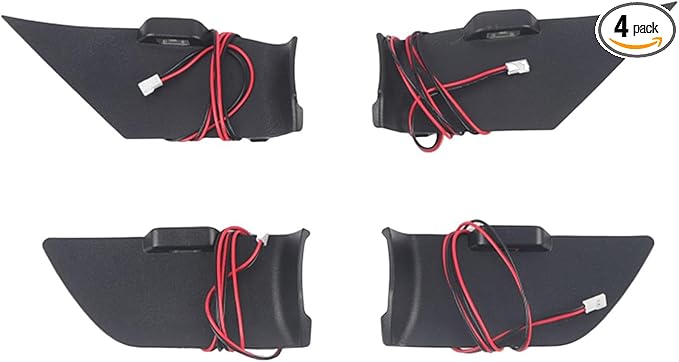 HIGH FLYING for Toyota Camry 2025 2026 Car Accessories Interior Side Door Handle Bowl Atmosphere LED Light ABS 4pcs Red Lighted