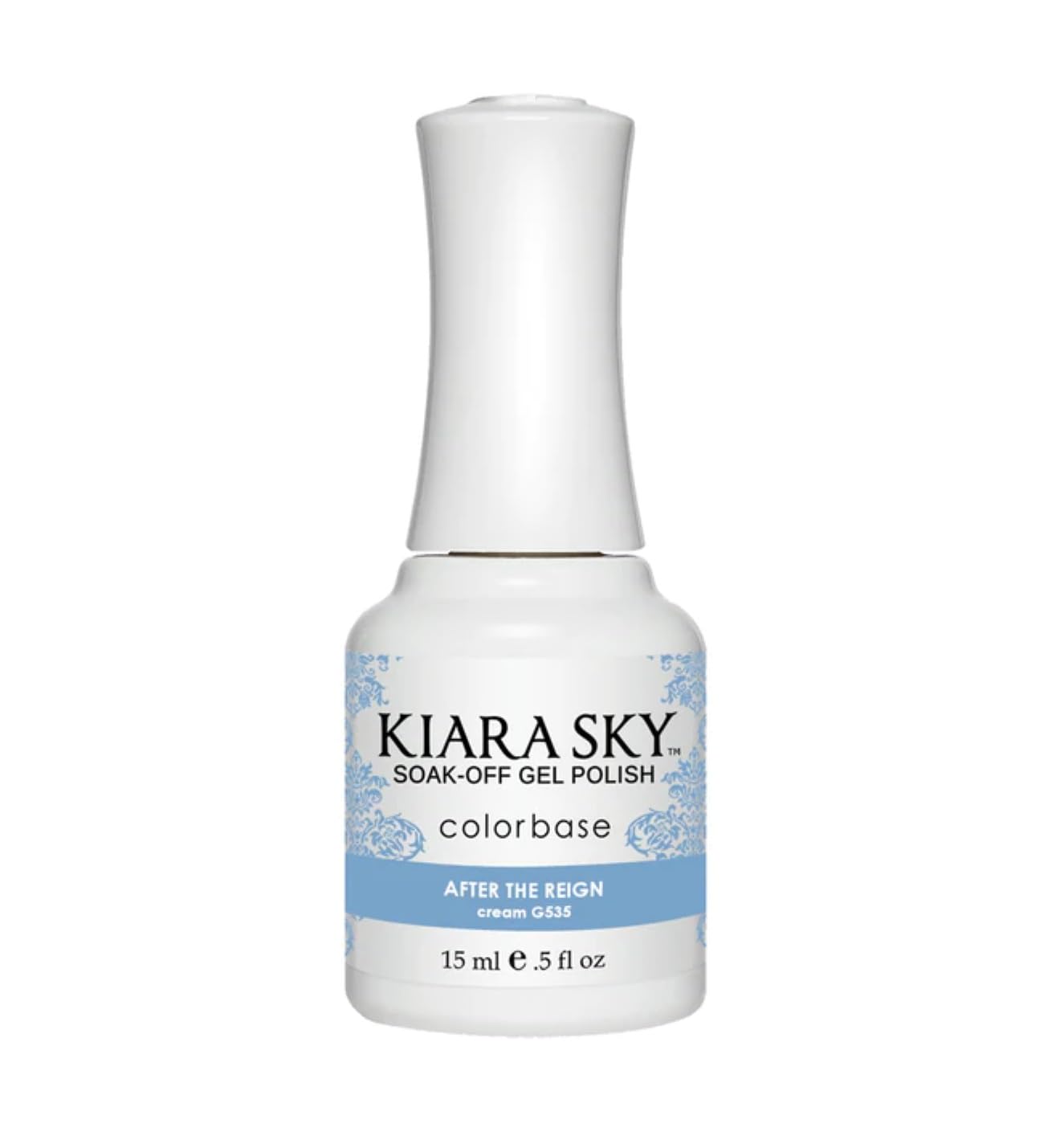 Kiara Sky Professional Nails Led Uv Soak Off Gel Polish - G487 Allure - Neon Orange Red