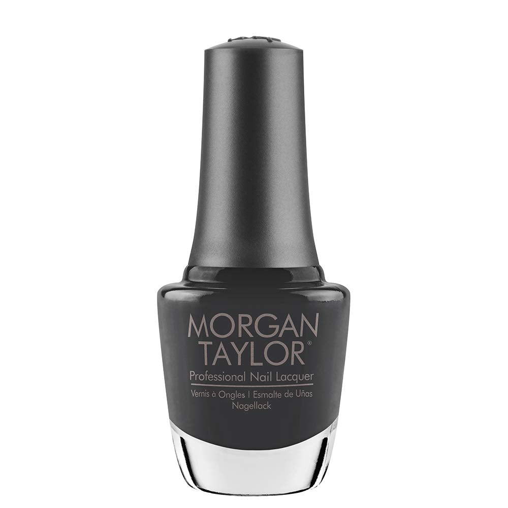 Morgan Taylor Nail Lacquer (Fashion Week Chic) Gray Nail Polish, Finger Nail Polish, Long Lasting Nail Polish, Gray Nail Lacquer