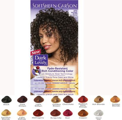 Dark & Lovely Dark And Lovely Natural Black 372# Fade Resistant Permanent Hair Colour