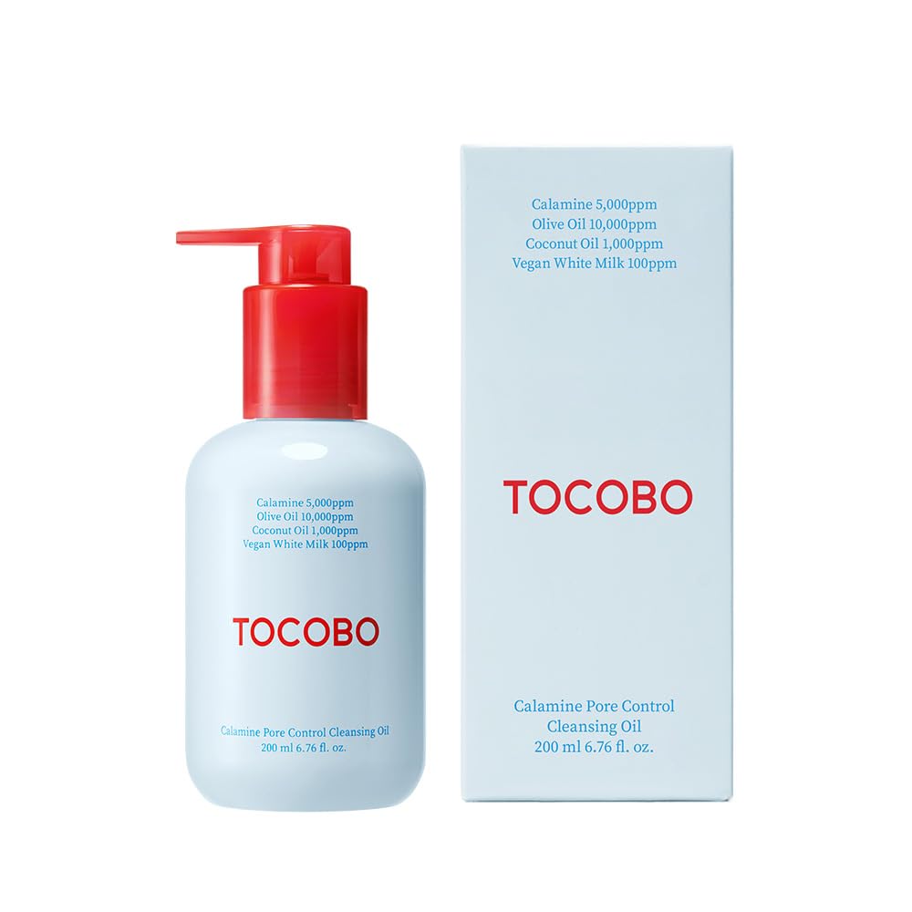 TOCOBO Calamine Pore Control Cleansing Oil 200ml / 6.76 fl oz | Blackheads, Make-up Cleansing, Pore Care, Deep Cleansing, mother