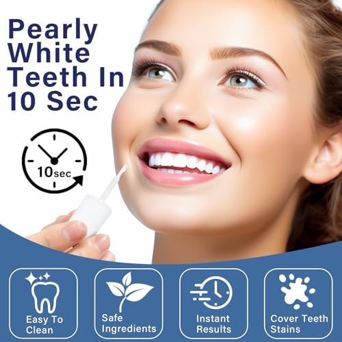 Tooth Paint, Instant Teeth Whitening Kit, Simple & Portable White Paint for Teeth - Regain Confident Smile
