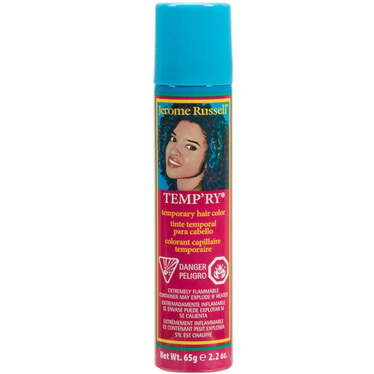 Jerome Russell Temporary Hair Color Spray, Gold - Intense Spray-On Temporary Hair Color, Fast-Drying, Non-Sticky, Travel Size Ha