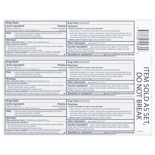 Sensodyne Pronamel Intensive Enamel Repair Toothpaste for Sensitive Teeth, to Reharden and Strengthen Enamel, Extra Fresh - 3.4 Ounces (Pack of 4)