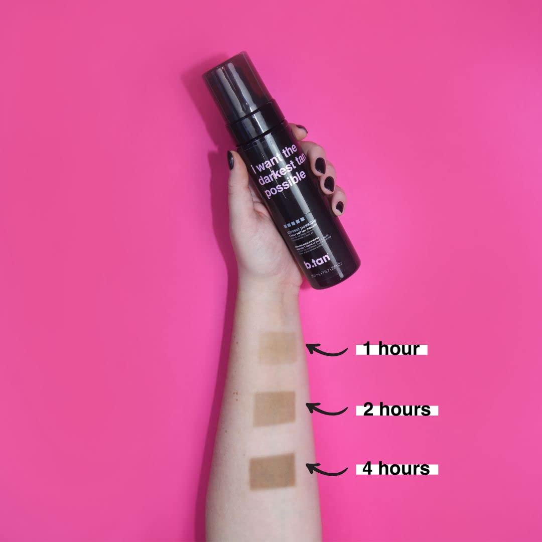 Ultra Dark Self Tanner Mousse – Fast 1 Hour Express Tanning Foam | Vegan, 6.7 Fl Oz