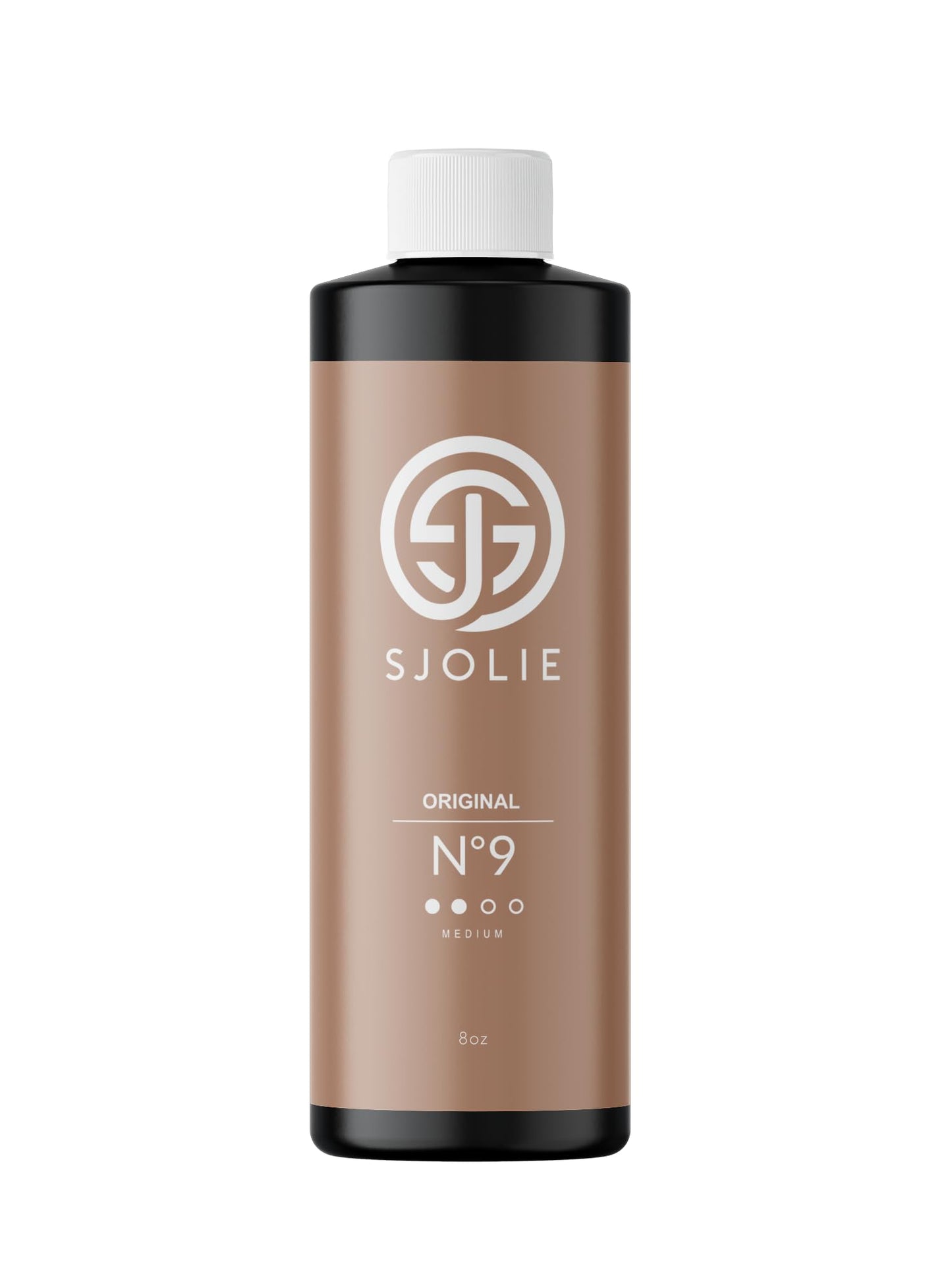 Sjolie Spray Tan Solution - No. 9 - Medium Hydrating Tanning Spray | Sunless Tanner For Long Lasting, All Natural Glow (8Oz)