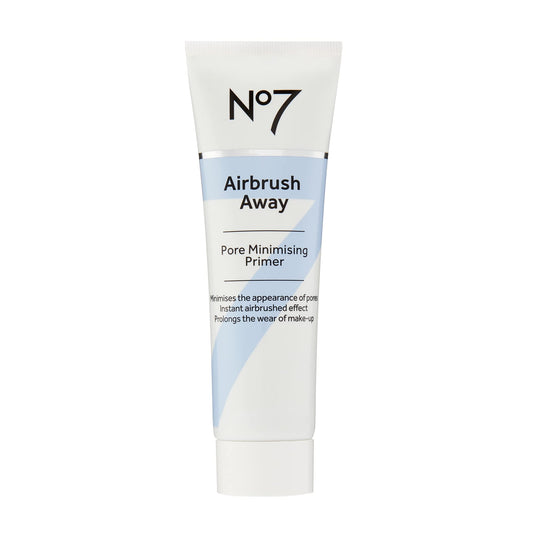 No7 Airbrush Away Pore Minimizing Facial Primer - Lightweight, Matte Primer & Pore Minimizer For Face - Makeup Primer For Oily S