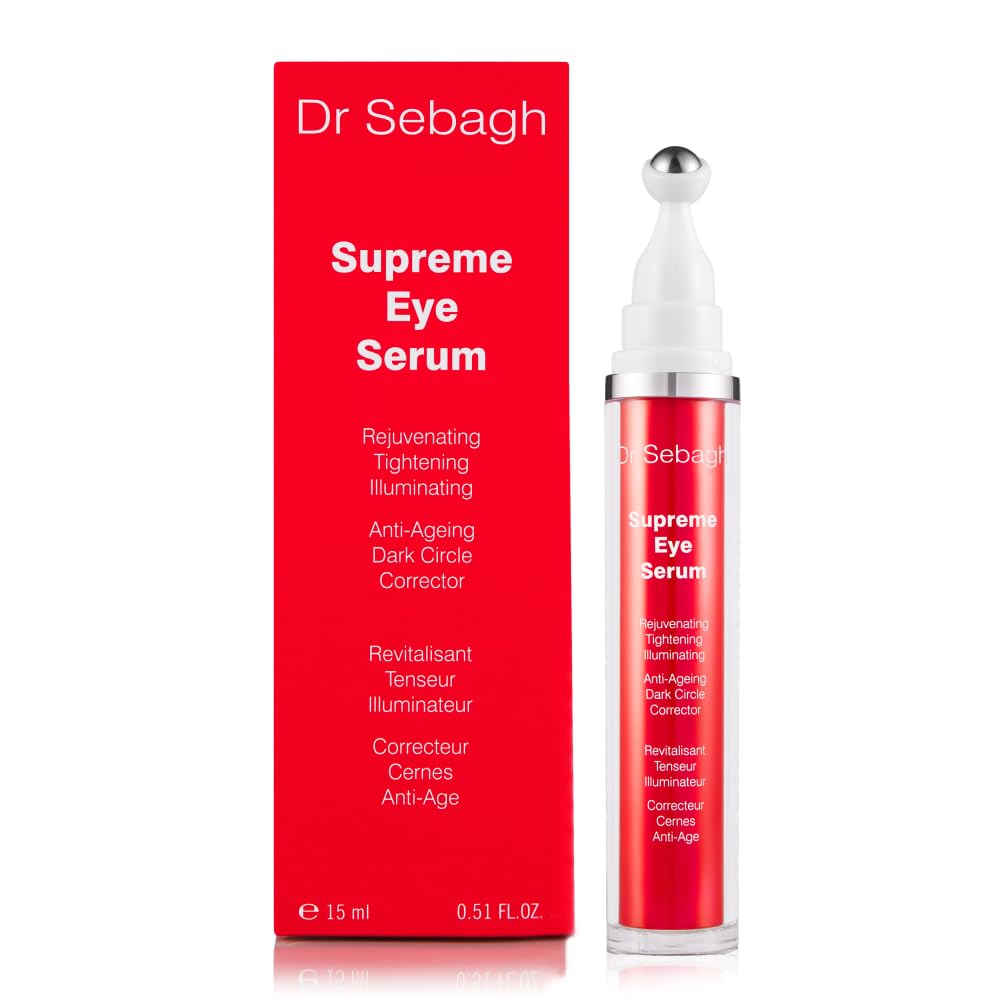 Dr Sebagh Suprme Eye Serum: Advanced Roll-On Formula For Smoother, Younger, Firmer-Looking Skin | Reduces Puffiness, Dark Circle