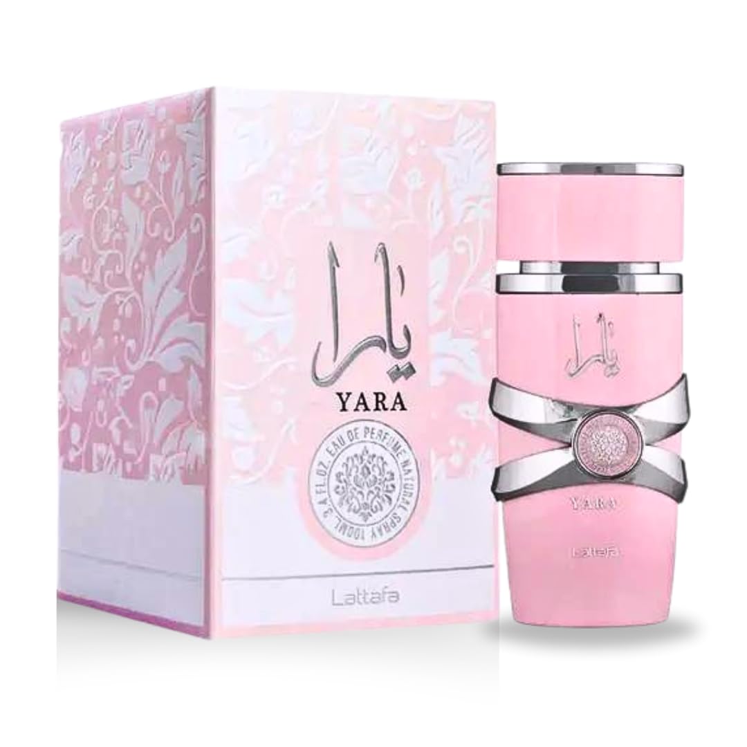 Yara Tous Eau de Parfum Spray for Women | 3.4 Oz | Pack of 4 | Lattafa