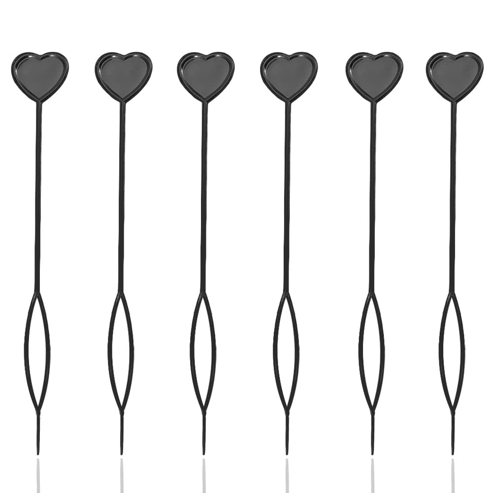 Magideal Quick Beader For Loading Beads/Automatic Hair Beader (6 Pack, Black)