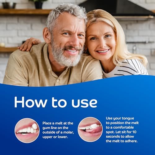 Oracoat XyliMelts for Dry Mouth Night Time or Day - Moisturizing Dry Mouth Adhering Discs, Sugar Free with Xylitol, 40 Count - 4 Pack, Slightly-Sweet Flavor, 8-Hour Relief