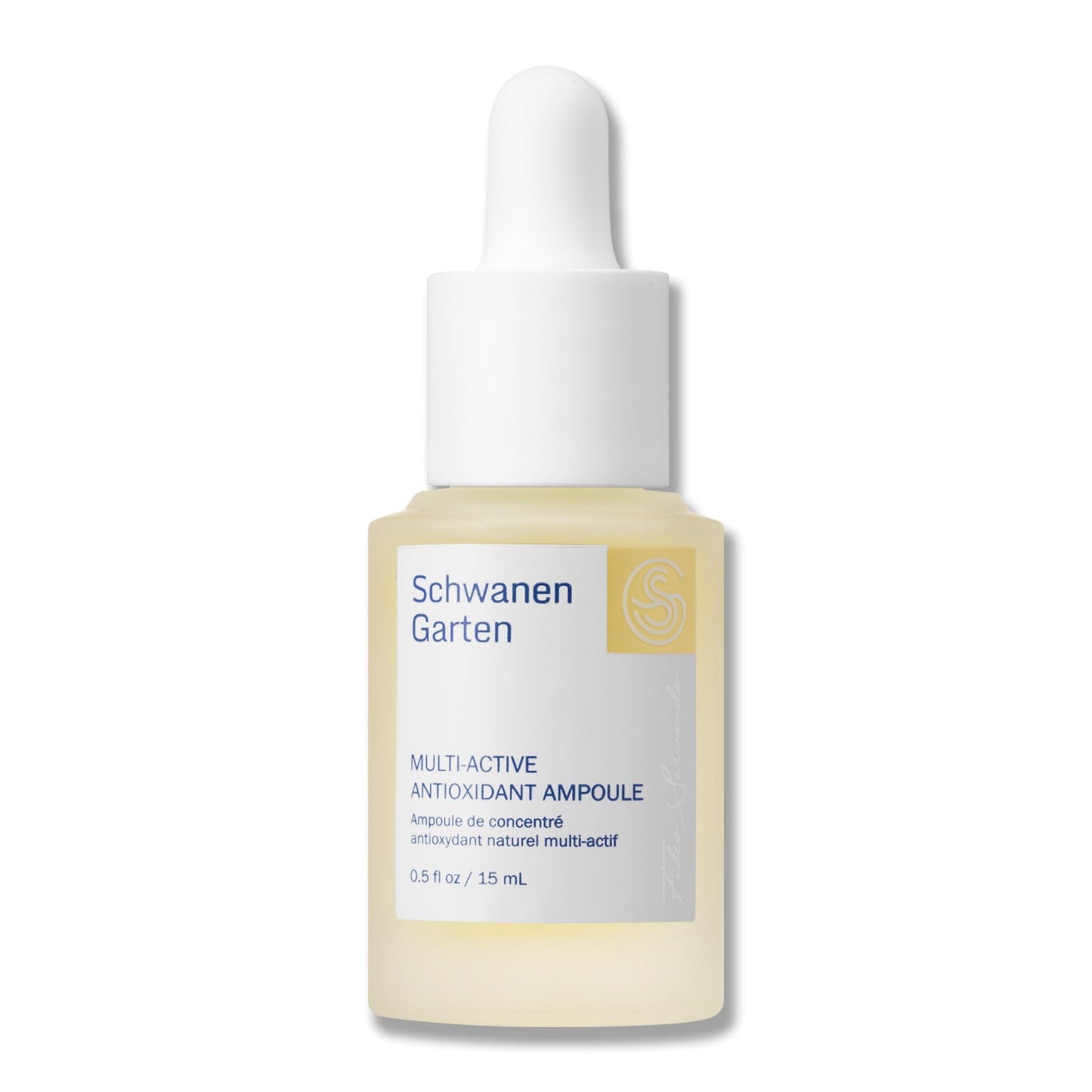 Schwanen Garten Multi Active Antioxidant Ampoule 0.5 Fl Oz / 15Ml - Antioxidant Booster, Organically Grown & Handpicked Ingredie