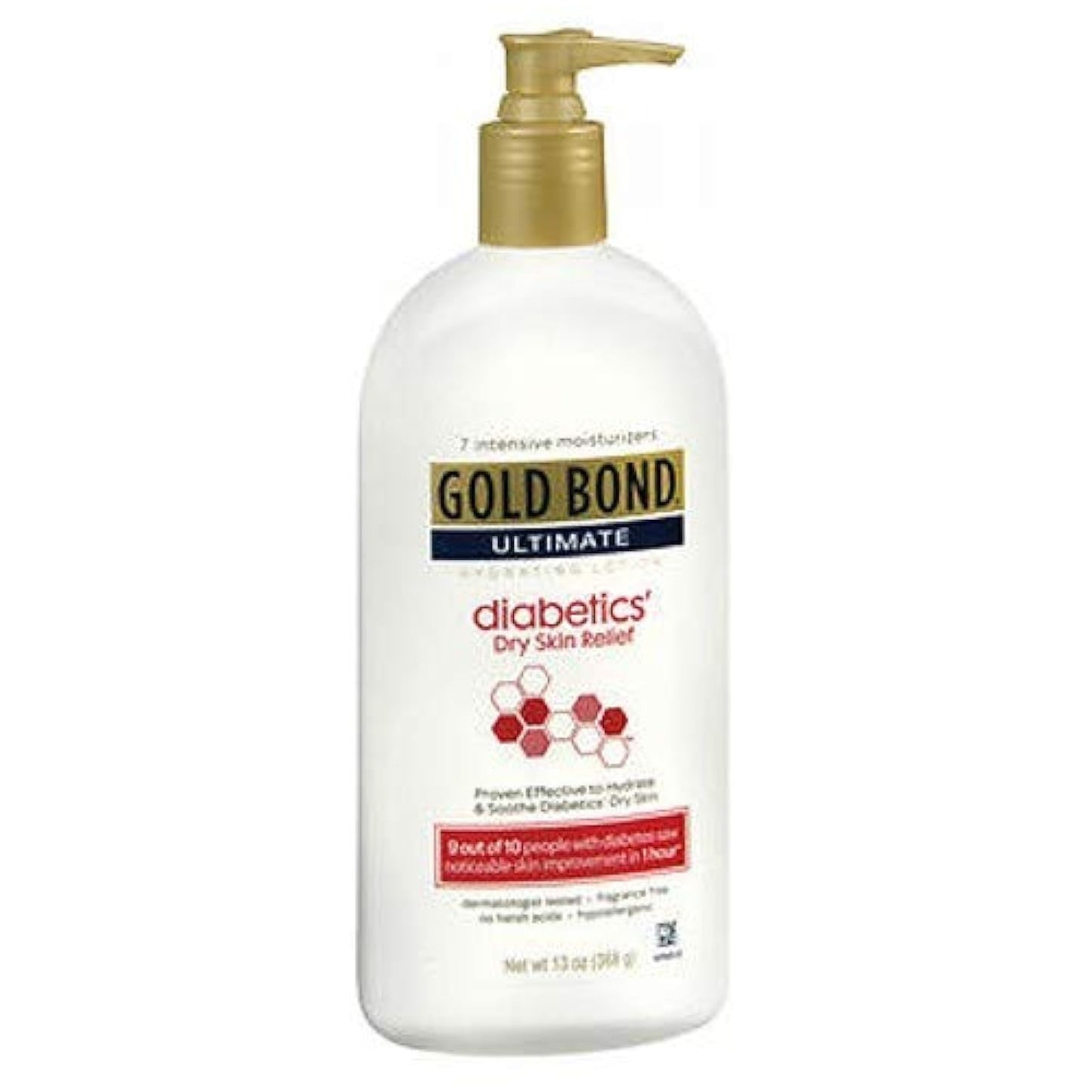 Gold Bond Ultimate Diabetic Skin Relief Lotion, Fragrance Free 13 Oz By Gold Bond Ultimate