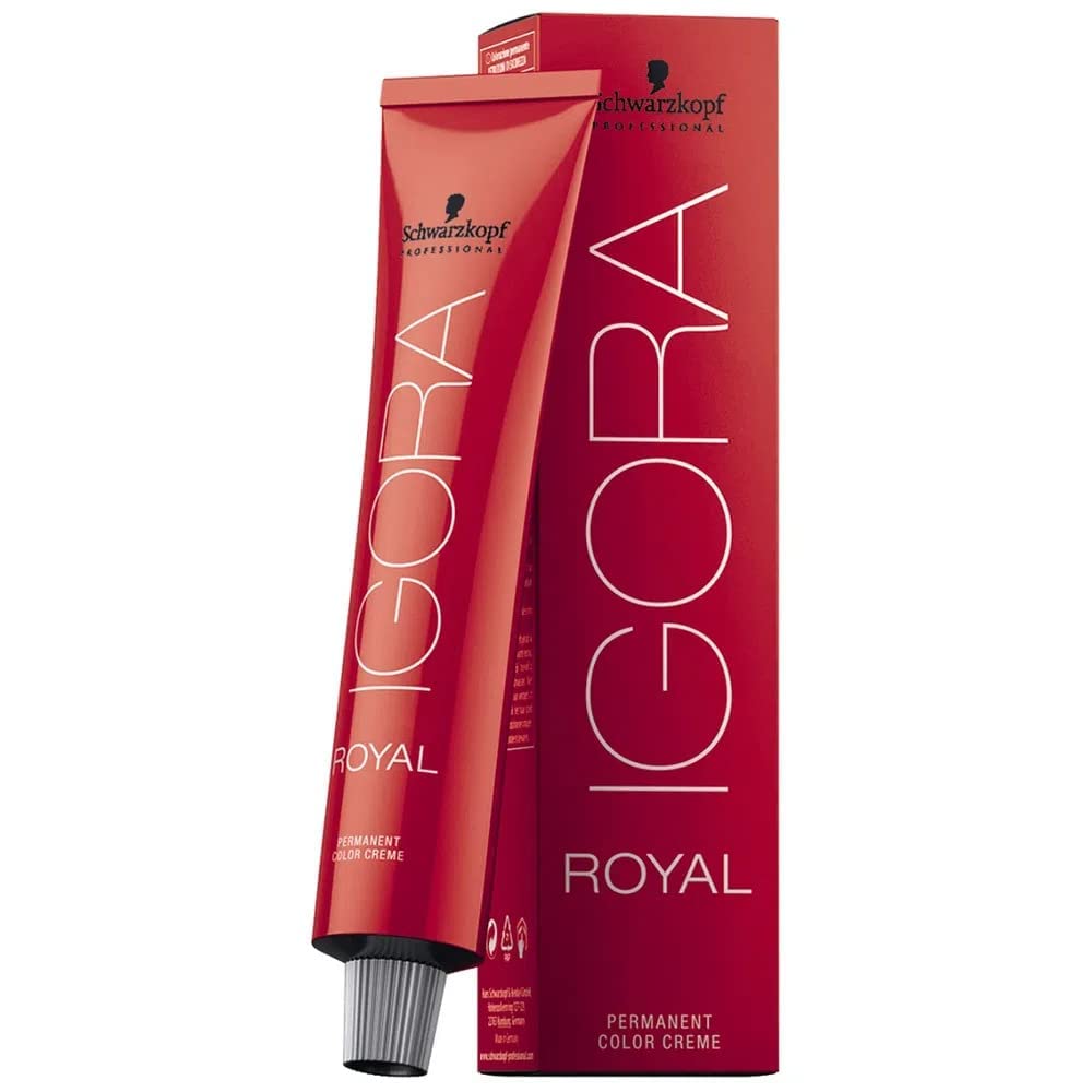 Schwarzkopf Igora Royal 6-1 Dark Blonde Cendre Permanent Hair Color 2.1 Fl. Oz. (60 G)