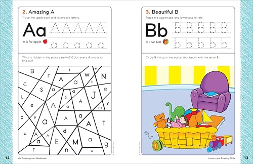 My Kindergarten Workbook: 101 Games and Activities to Support Kindergarten Skills, for Kids Ages 5-6 (My Workbook)
