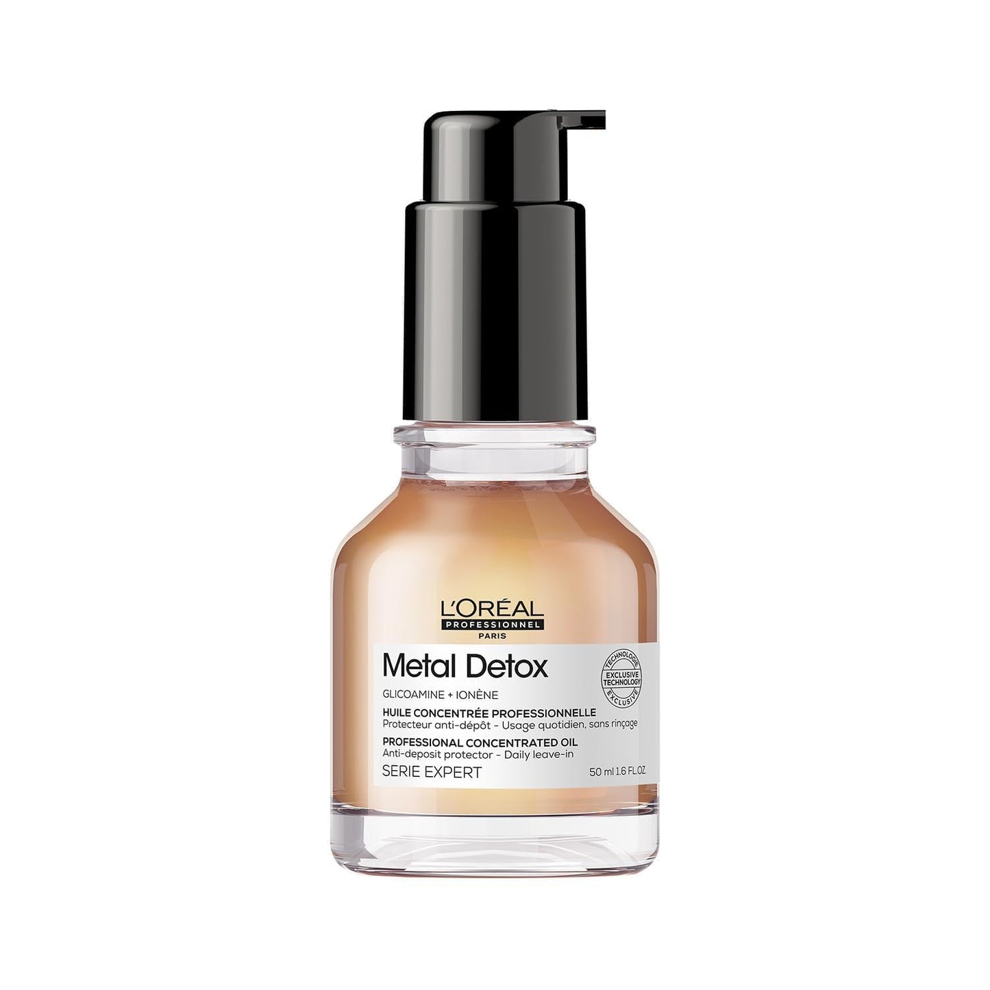 L'Oreal Professionnel Metal Detox Leave-In Hair Oil | Heat Protectant | Detoxifies, Strengthens & Prolongs Hair Color | For Dry,
