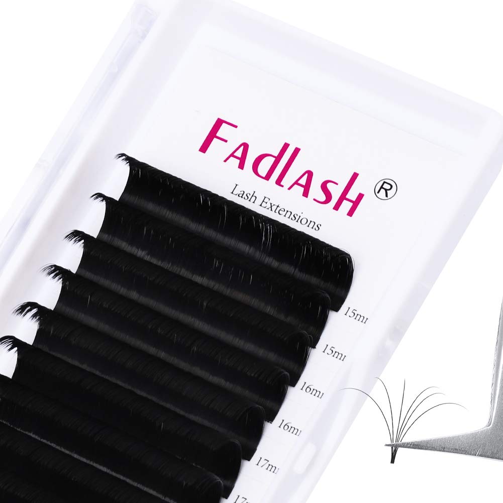 Eyelash Extensions B Curl Easy Blooming Lash Extension Matte Black Rapid Volume Lash Extensions Flowering Easy Fan Volume Lashes